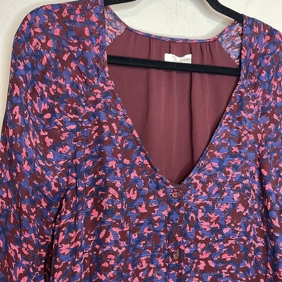 Parker | Silk Blend Calantha Long Sleeve Dress Size XL - Picture 5 of 10